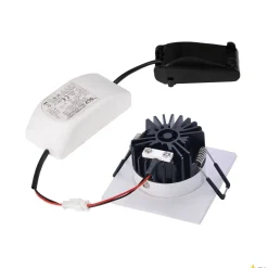 Zewnętrzna oprawa sufitowa wpuszczana LED PATTA-I, kwadratowa (1002102) - SLV