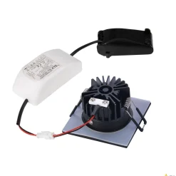 Zewnętrzna oprawa sufitowa wpuszczana LED PATTA-I, kwadratowa (1002101) - SLV