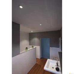 Zewnętrzna oprawa sufitowa wpuszczana LED PATTA-I, okrągła (1002099) - SLV