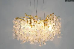 Złota lampa wisząca RIVIERA 60 (MSE010100391) - Moosee