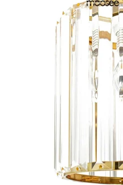 Złoty plafon REY z kryształowym kloszem (MSE1501100407) - Moosee