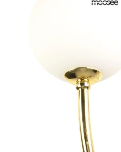 Złoty szklany żyrandol GRACIA złota (MSE1501100581) - Moosee